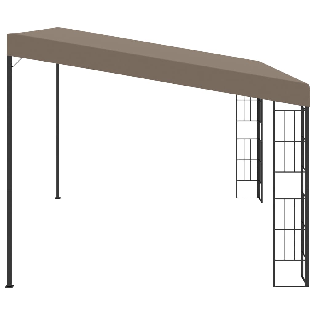 Gazebo a Parete 4x3 m Talpa in Tessuto | homemem39