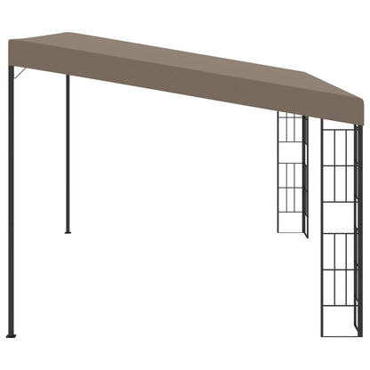 Gazebo a Parete 4x3 m Talpa in Tessuto | homemem39