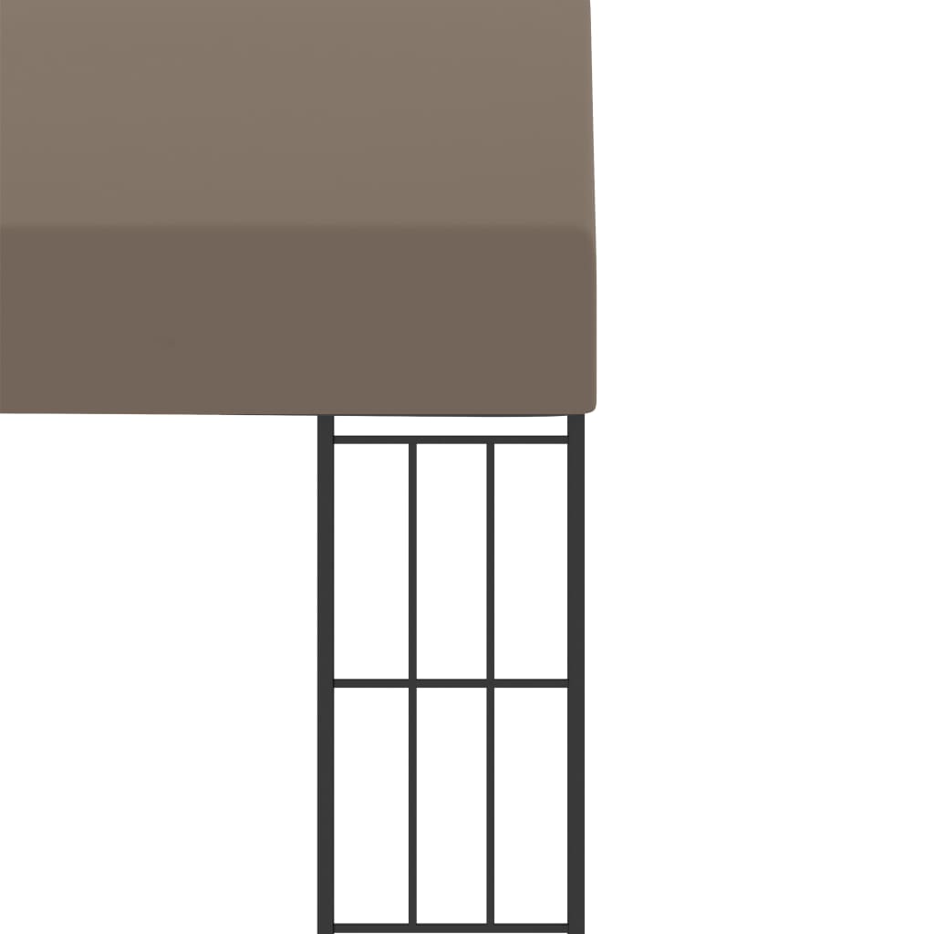 Gazebo a Parete 6x3 m Talpa in Tessuto | homemem39