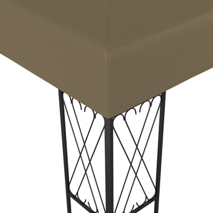 Gazebo 3x3 m Grigio Talpa in Tessuto | homemem39