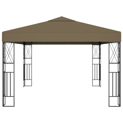 Gazebo 3x4 m Grigio Talpa in Tessuto | homemem39