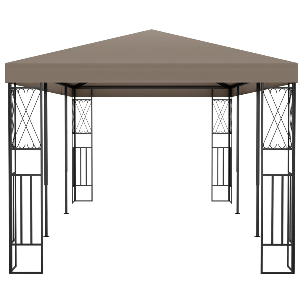 Gazebo 6x3 m Grigio Talpa in Tessuto | homemem39