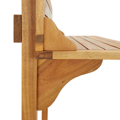 Tavolo da Bar da Balcone 90x37x122,5 cm in Massello di Acacia - homemem39