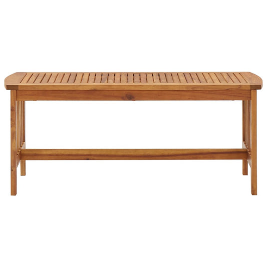 Tavolino da Salotto 102x50x43 cm in Legno Massello di Acacia | homemem39