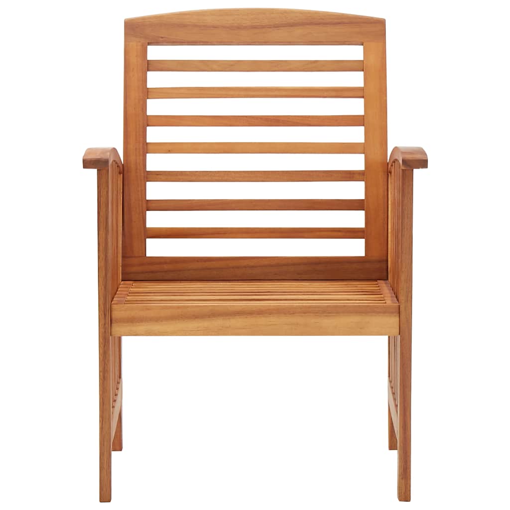 Sedie da Giardino 2 pz in Legno Massello d'Acacia - homemem39