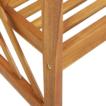 Sedie da Giardino 2 pz in Legno Massello d'Acacia - homemem39