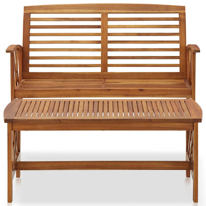 Set Divani da Giardino 2 pz in Legno Massello di Acacia | homemem39