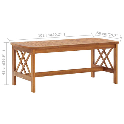 Set Divani da Giardino 2 pz in Legno Massello di Acacia | homemem39