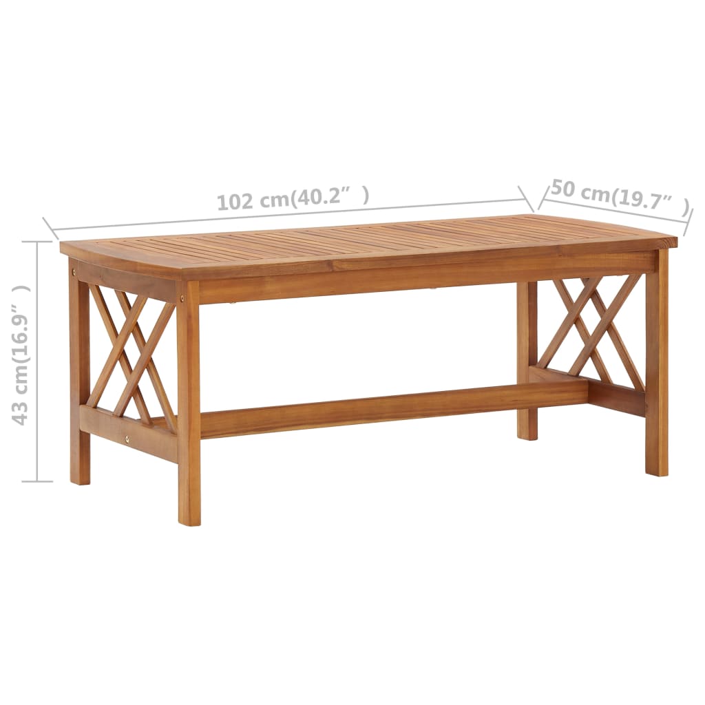 Set Divani da Giardino 2 pz con Cuscini in Massello di Acacia | homemem39