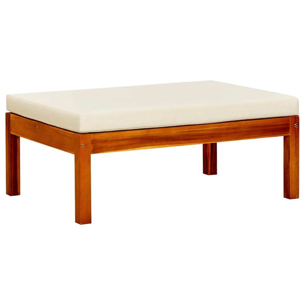 Garden Footstool 2 pcs in Solid Acacia Wood