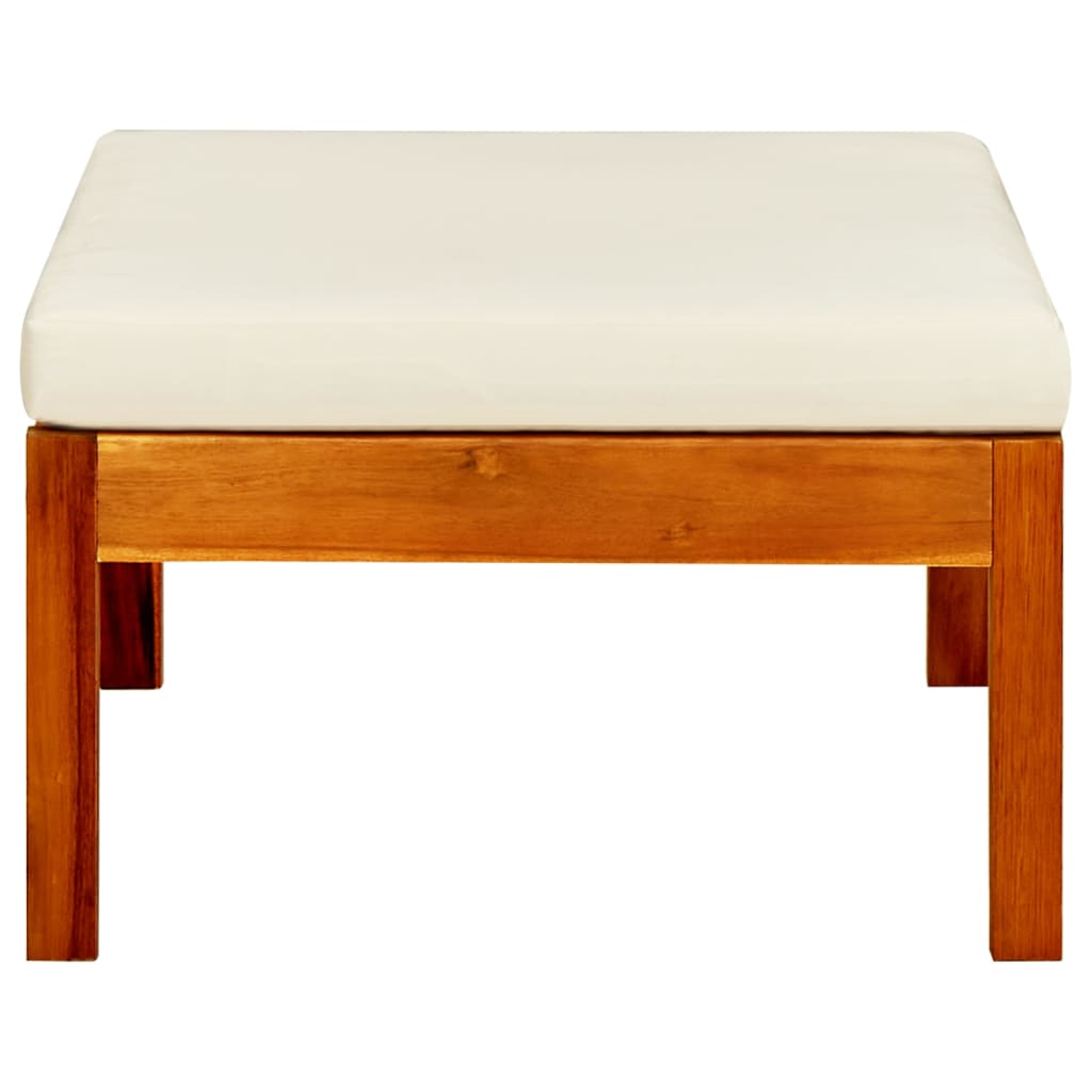 Garden Footstool 2 pcs in Solid Acacia Wood