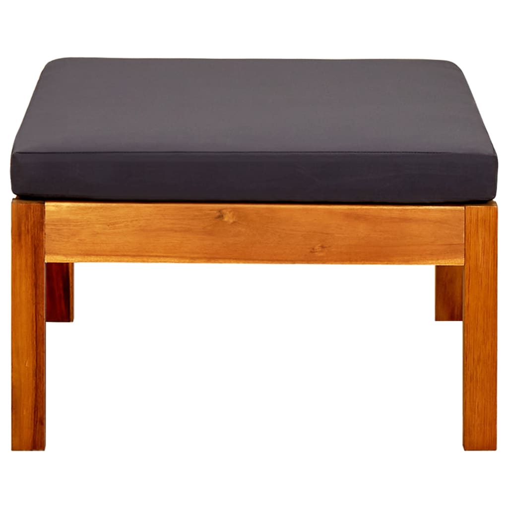 Garden Footstool 2 pcs in Solid Acacia Wood