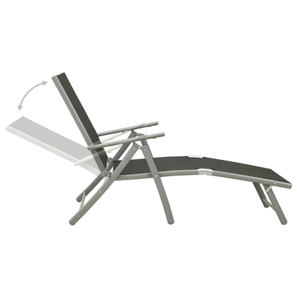 Set Divani da Giardino 3 pz in Textilene e Alluminio Argento - homemem39