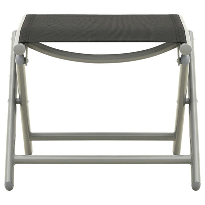 Set Divani da Giardino 3 pz in Textilene e Alluminio Argento | homemem39