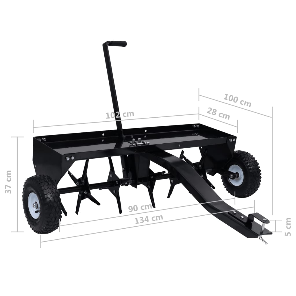 Aeratore per Prato per Trattorino Tagliaerba 102 cm - homemem39