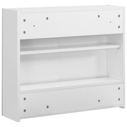 Armadietto a Specchio Bianco 80x15x60 cm in MDF | homemem39