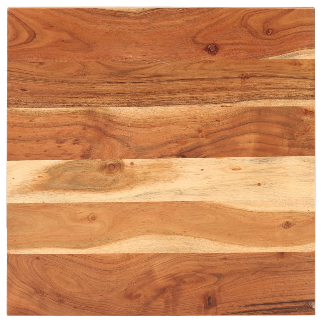Tavolino da Bistrot Quadrato 60x60x75 cm in Massello di Acacia | homemem39