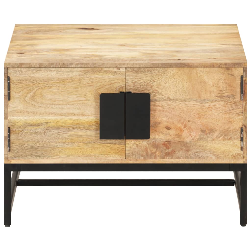 Tavolino da Salotto 67x67x45 cm in Legno Massello di Mango | homemem39
