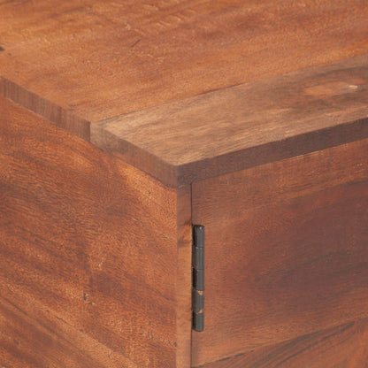 Tavolino Salotto Marrone ambra 67x67x45cm Legno Massello Acacia | homemem39