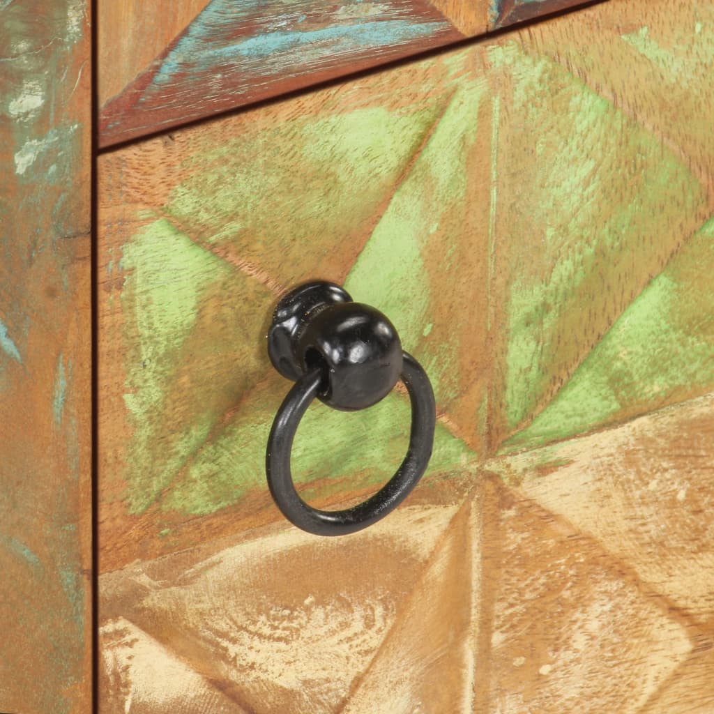 Comodino 40x30x50 cm in Legno Massello di Recupero - homemem39