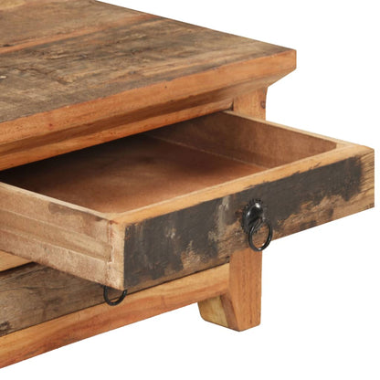Tavolino da Salotto 90x50x31 cm in Legno Massello di Recupero | homemem39