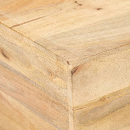 Tavolino Salotto a Forma di V 66x66x30 cm Legno Massello Mango | homemem39