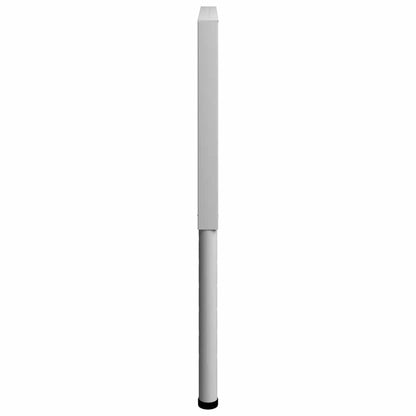 Telai per Banco da Lavoro 2 pz in Metallo 55x(69-95,5) cm Grigi