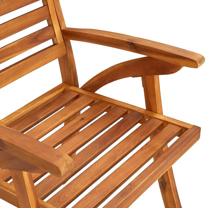 Sedie da Giardino 3 pz in Legno Massello d'Acacia | homemem39