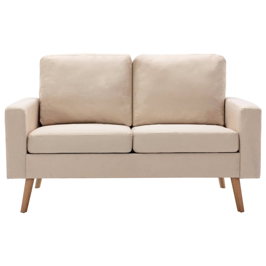 Set Divani 2 pz in Tessuto Crema | homemem39