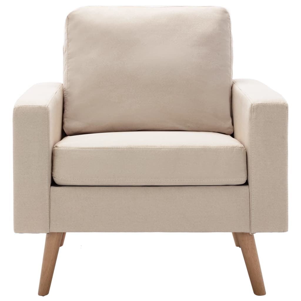 Set Divani 2 pz in Tessuto Crema | homemem39