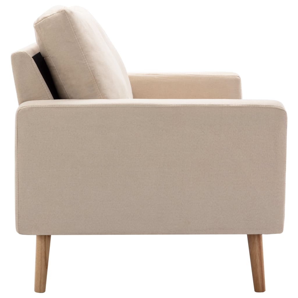 Set Divani 2 pz in Tessuto Crema | homemem39