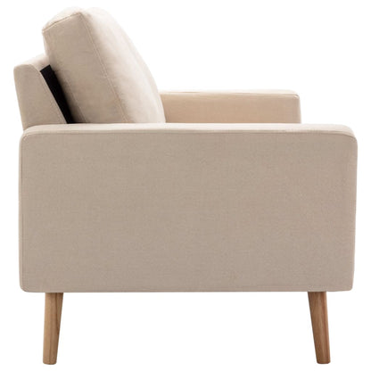 Set Divani 2 pz in Tessuto Crema | homemem39