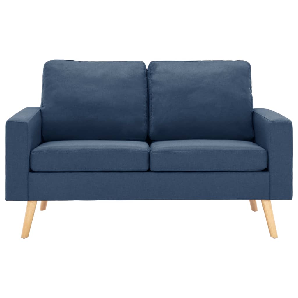 Set Divani 2 pz in Tessuto Blu | homemem39