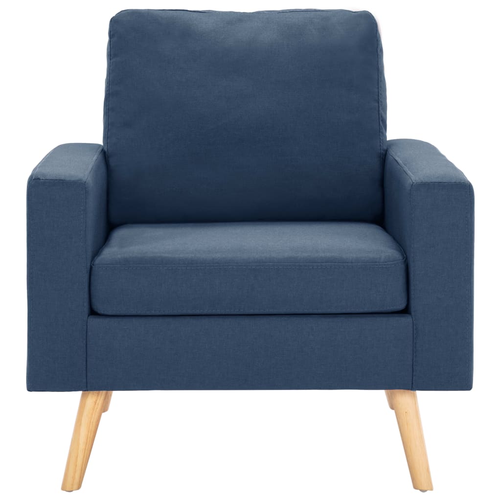 Set Divani 2 pz in Tessuto Blu | homemem39