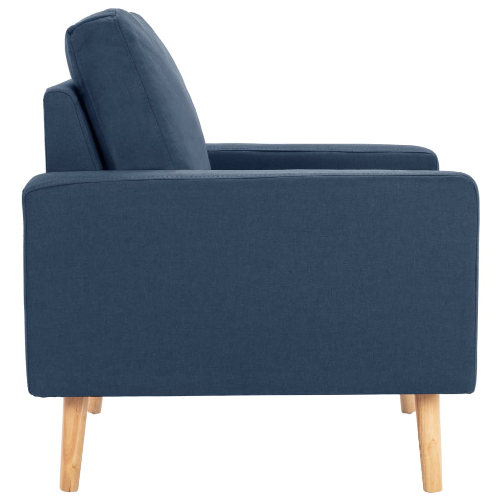 Set Divani 2 pz in Tessuto Blu | homemem39