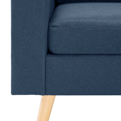 Set Divani 2 pz in Tessuto Blu | homemem39
