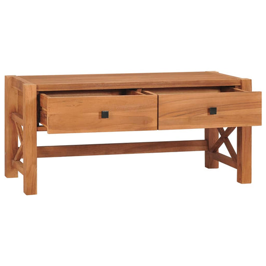 Mobile TV 100x40x45 cm in Legno di Teak - homemem39