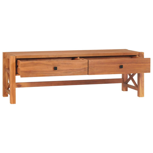 Mobile TV 140x40x45 cm in Legno di Teak - homemem39