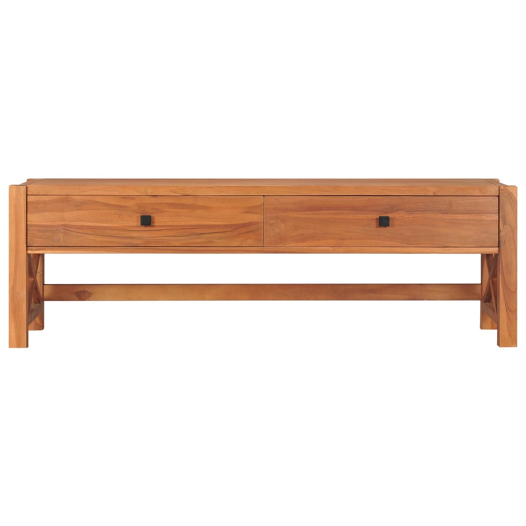 Mobile TV 140x40x45 cm in Legno di Teak - homemem39