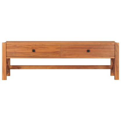 Mobile TV 140x40x45 cm in Legno di Teak - homemem39