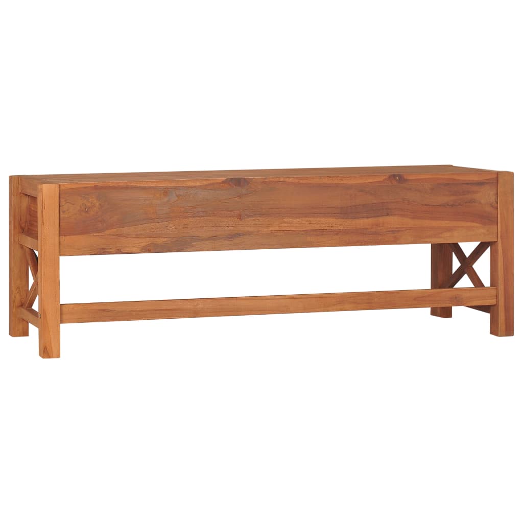 Mobile TV 140x40x45 cm in Legno di Teak - homemem39