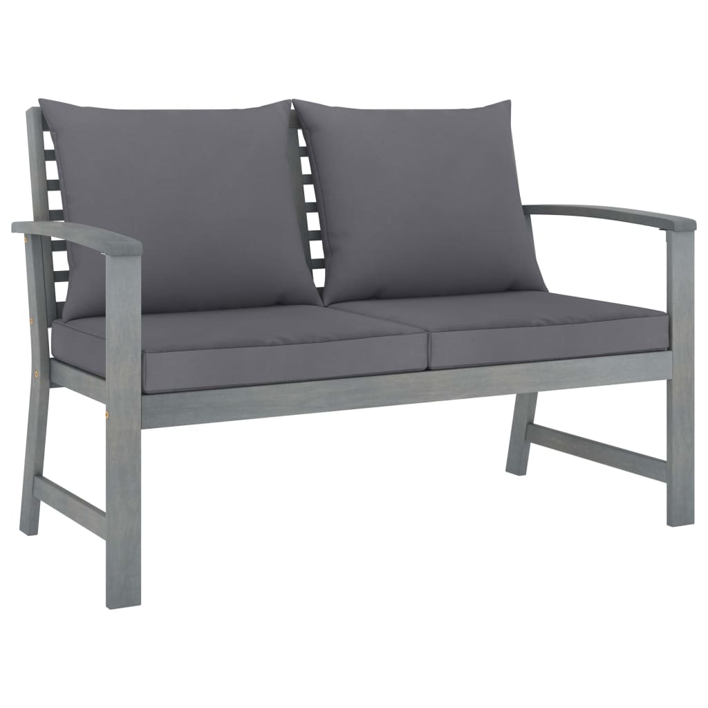 Set Divani da Giardino 4 pz con Cuscini in Massello di Acacia | homemem39