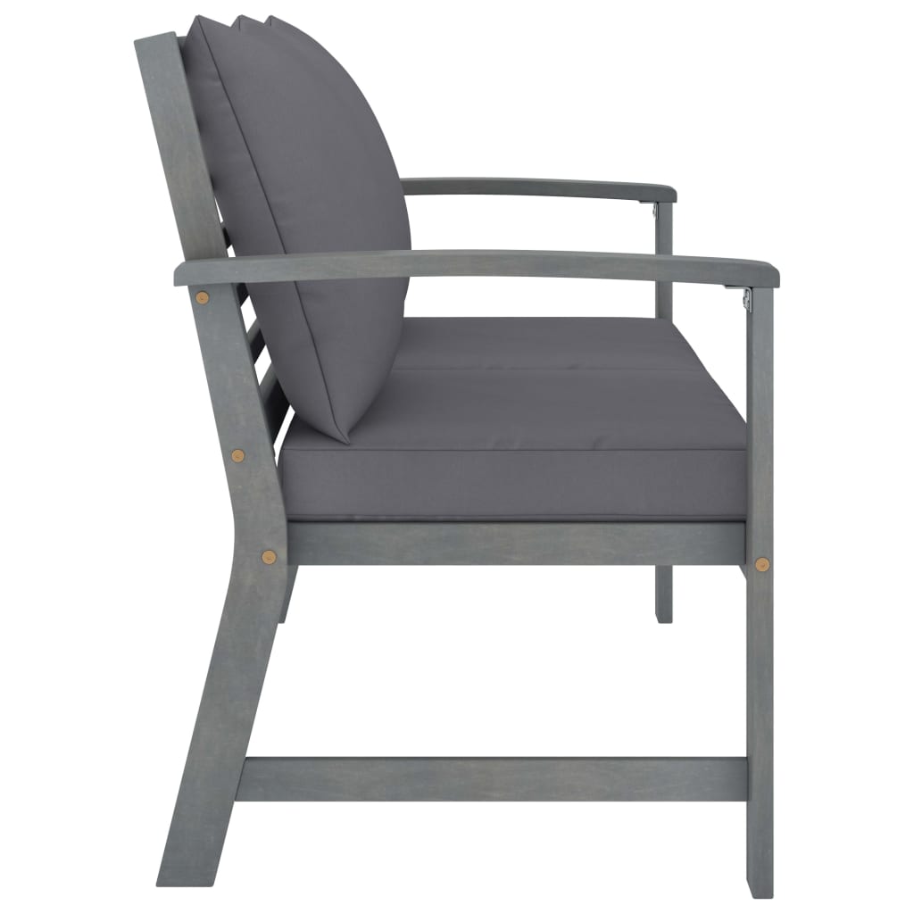 Set Divani da Giardino 4 pz con Cuscini in Massello di Acacia | homemem39