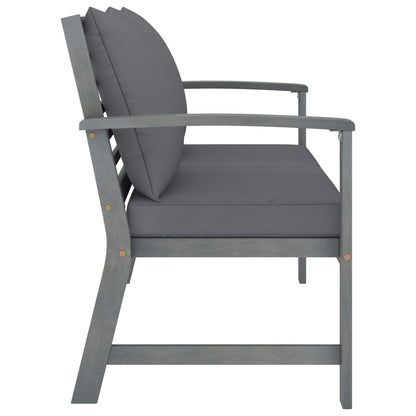 Set Divani da Giardino 4 pz con Cuscini in Massello di Acacia | homemem39