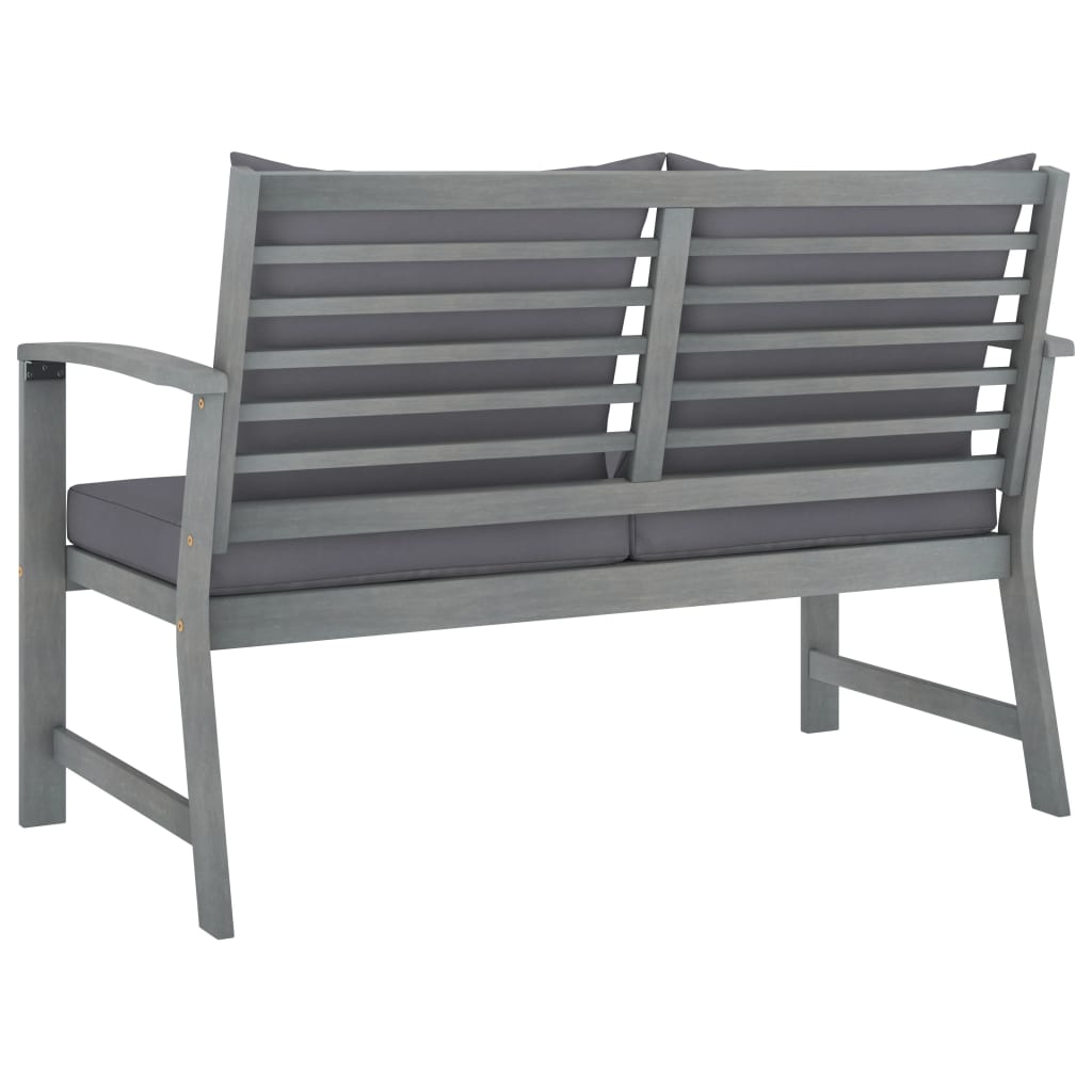 Set Divani da Giardino 4 pz con Cuscini in Massello di Acacia | homemem39