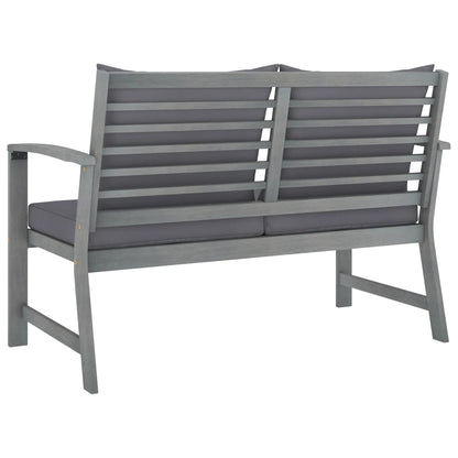 Set Divani da Giardino 4 pz con Cuscini in Massello di Acacia | homemem39