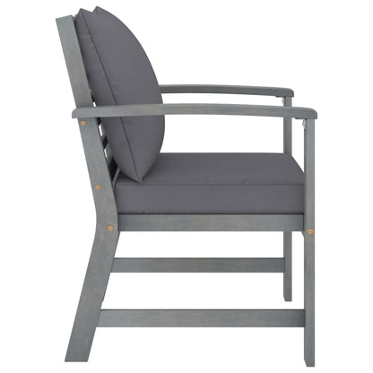Set Divani da Giardino 4 pz con Cuscini in Massello di Acacia | homemem39