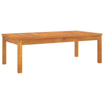 Tavolino da Salotto 100x50x33 cm in Legno Massello di Acacia | homemem39