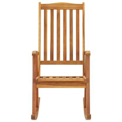Sedia a Dondolo in Legno Massello di Acacia | homemem39