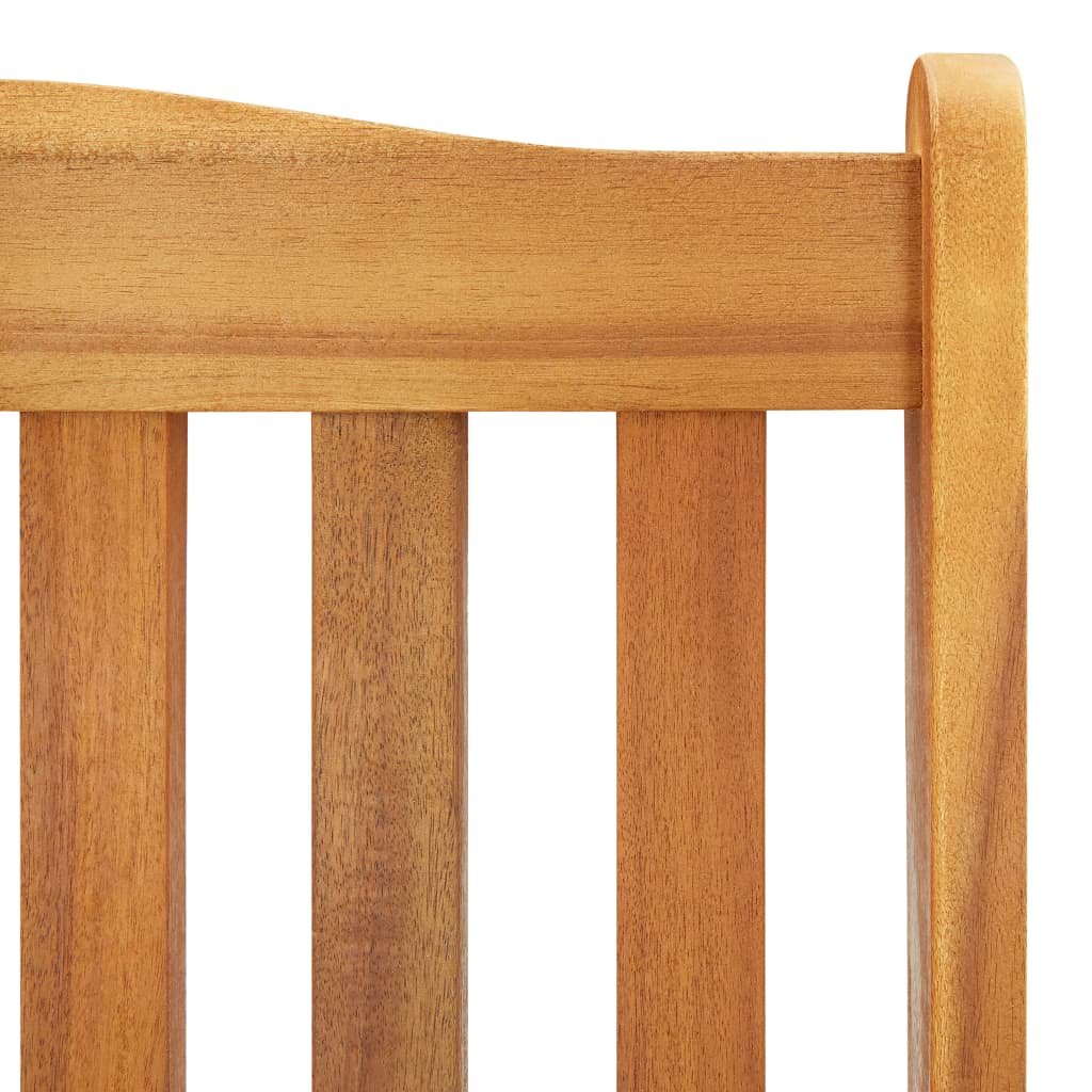 Sedia a Dondolo in Legno Massello di Acacia | homemem39